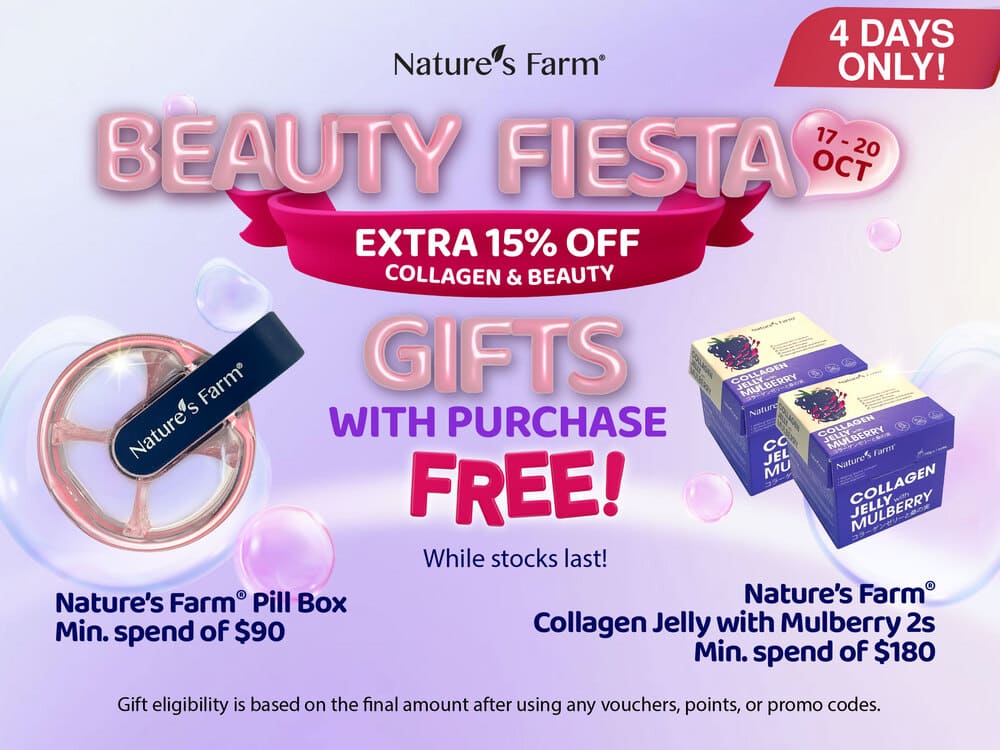 15% OFF Collagen & Beauty | 17 - 20 Oct