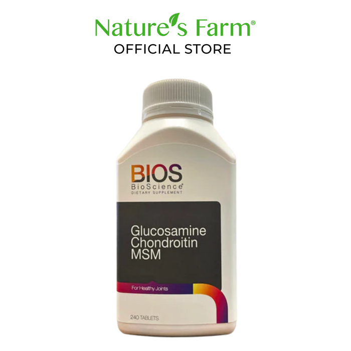 BioScience® Glucosamine, Chondroitin & MSM 180s