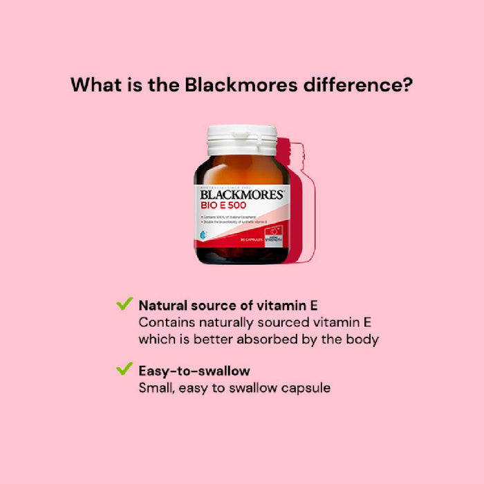 Blackmores Bio E 500IU Cap 30s