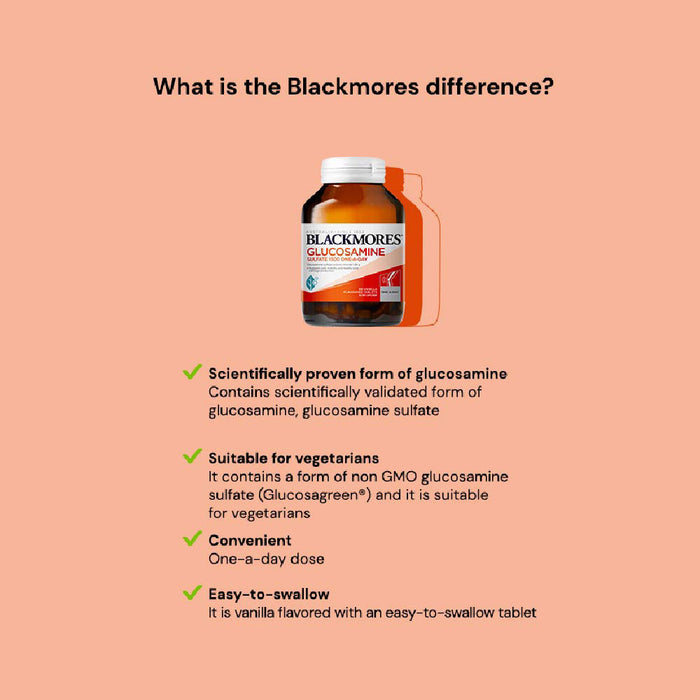 Blackmores Glucosamine Sulfate 1500mg tab, 180s