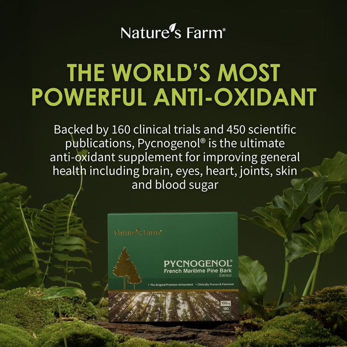 Nature's Farm® Pycnogenol® 100mg 180s