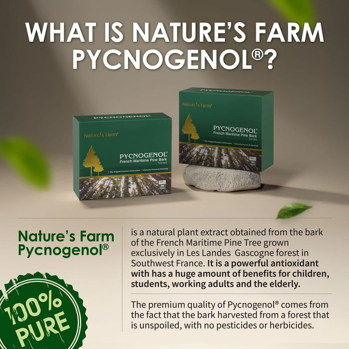 Nature's Farm® Pycnogenol® 100mg 180s