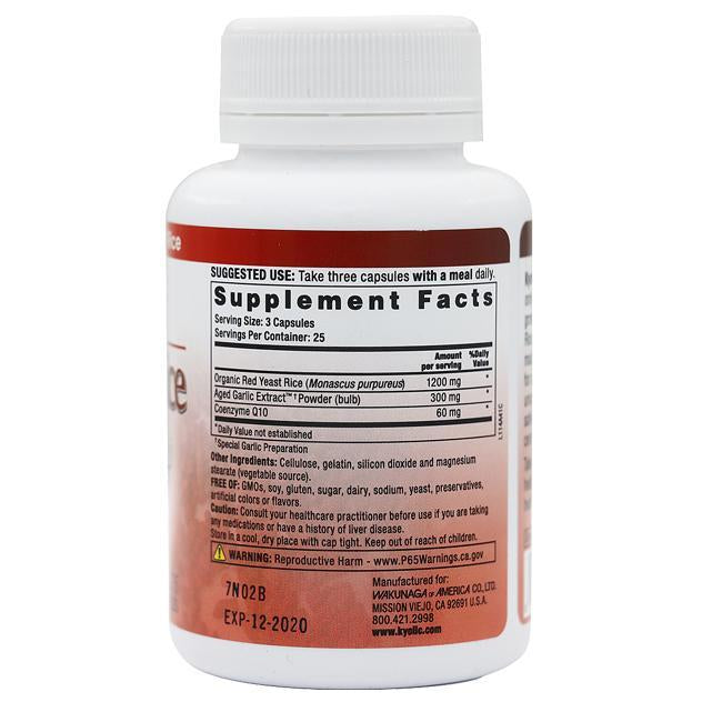 Buy Wakunaga® Kyolic® Red Yeast Rice + CoQ10 Singapore | Nature's Farm