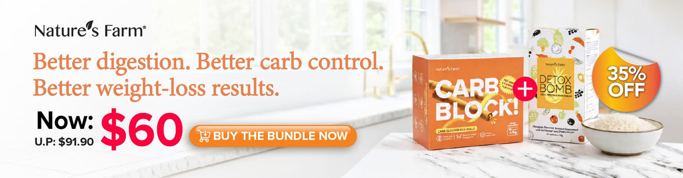 Detox Bomb + Carb Block! Bundle @ $60 | Till 31 July