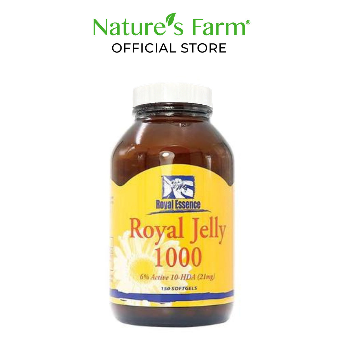 Buy Royal Essence Royal Jelly 1000mg 6 Active 10HDA Singapore — Nature's Farm