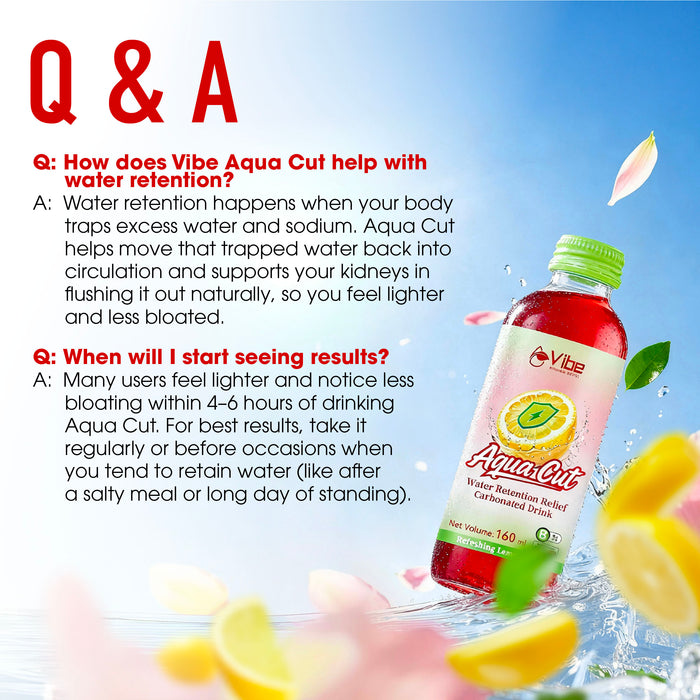 Vibe Aqua Cut 6s - Water Retention Relief Drink