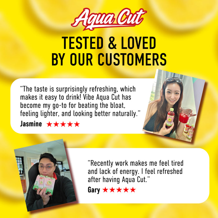 Vibe Aqua Cut 6s - Water Retention Relief Drink