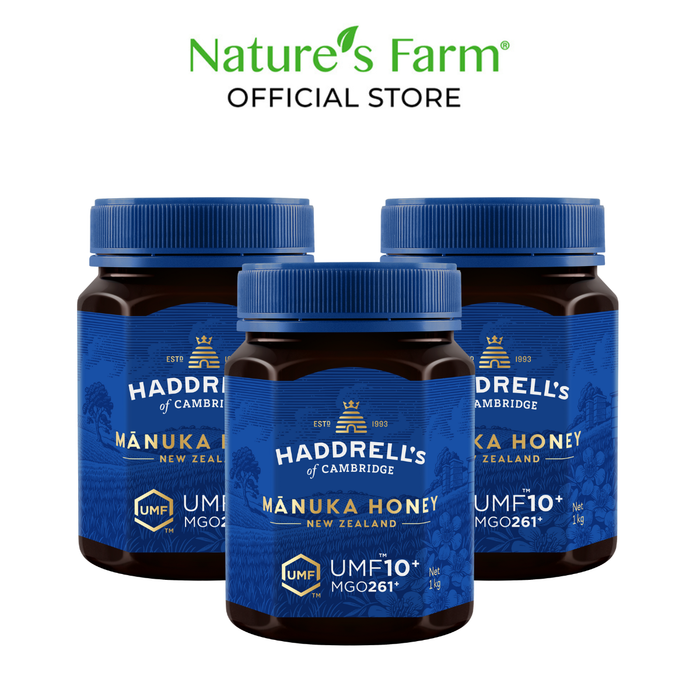 [Bundle of 3] Haddrell's of Cambridge Manuka Honey UMF 10+ 1kg