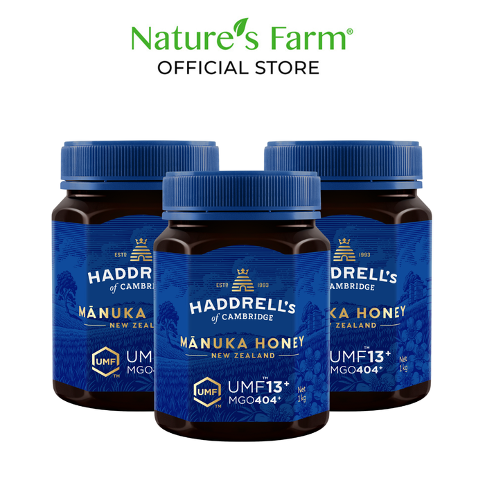 [Bundle of 3] Haddrell's of Cambridge Manuka Honey UMF® 13+ 1kg