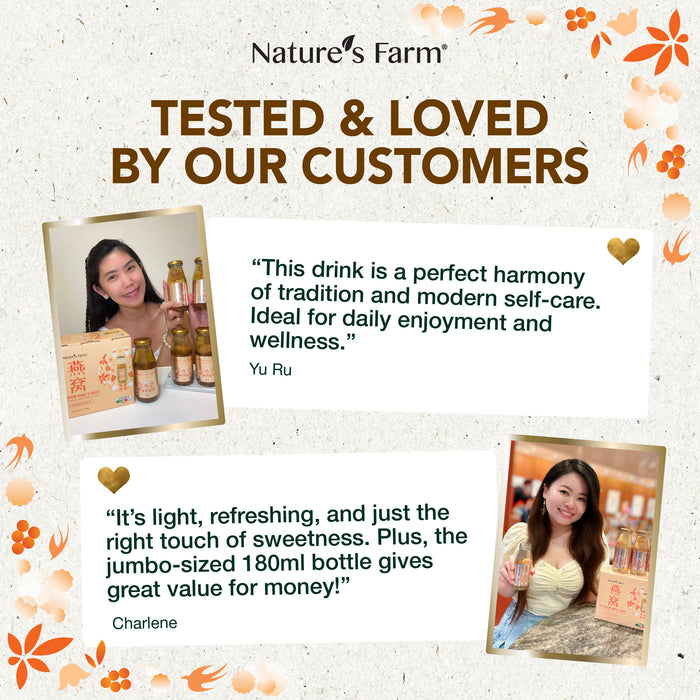 Nature's Farm® Superior Bird’s Nest Longan & Peach Gum 180ml 6s