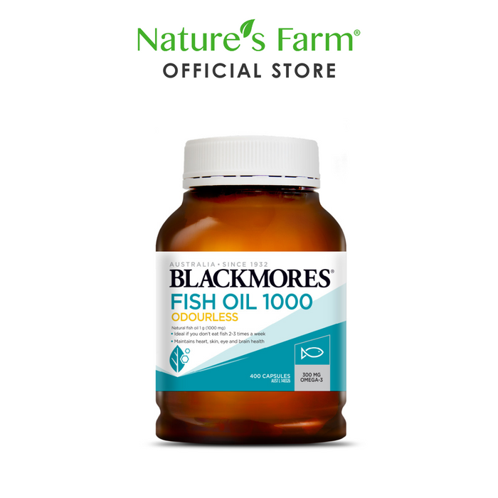 Blackmores Odourless Fish Oil 1000, 400s