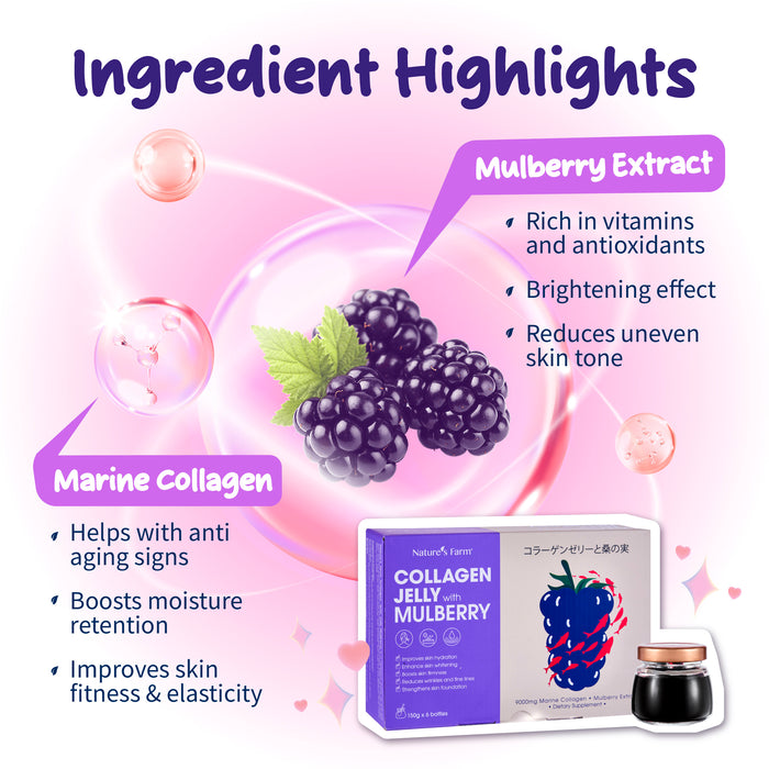 Nature's Farm® Collagen Jelly with Mulberry 150g x 6s