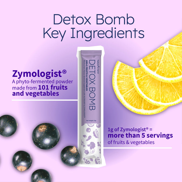 Nature's Farm® Detox Bomb Blackcurrant 15s