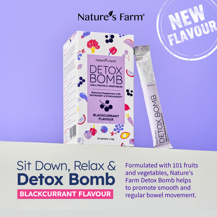 Nature's Farm® Detox Bomb Blackcurrant 15s