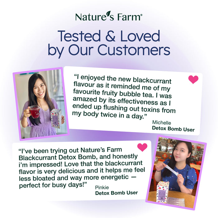 Nature's Farm® Detox Bomb Blackcurrant 15s