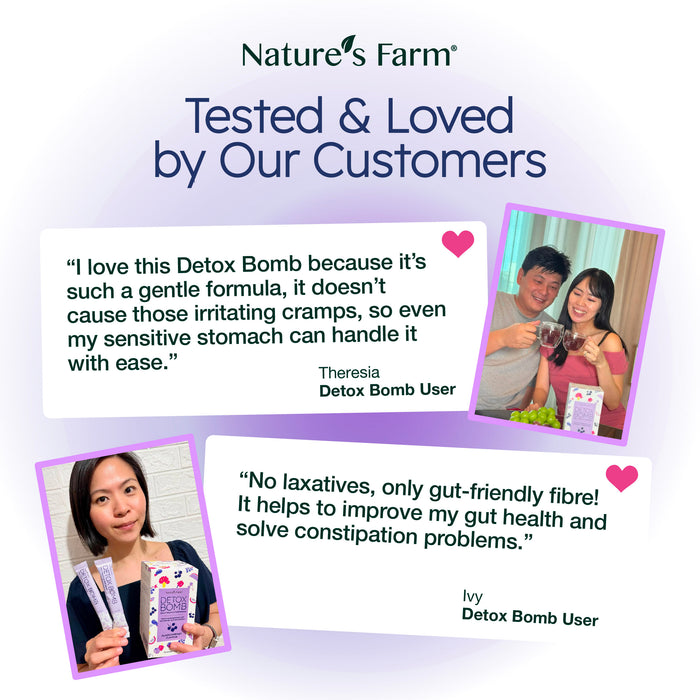 Nature's Farm® Detox Bomb Blackcurrant 15s