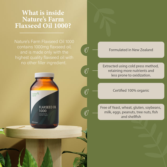 Nature's Farm® Flaxseed Oil 1000