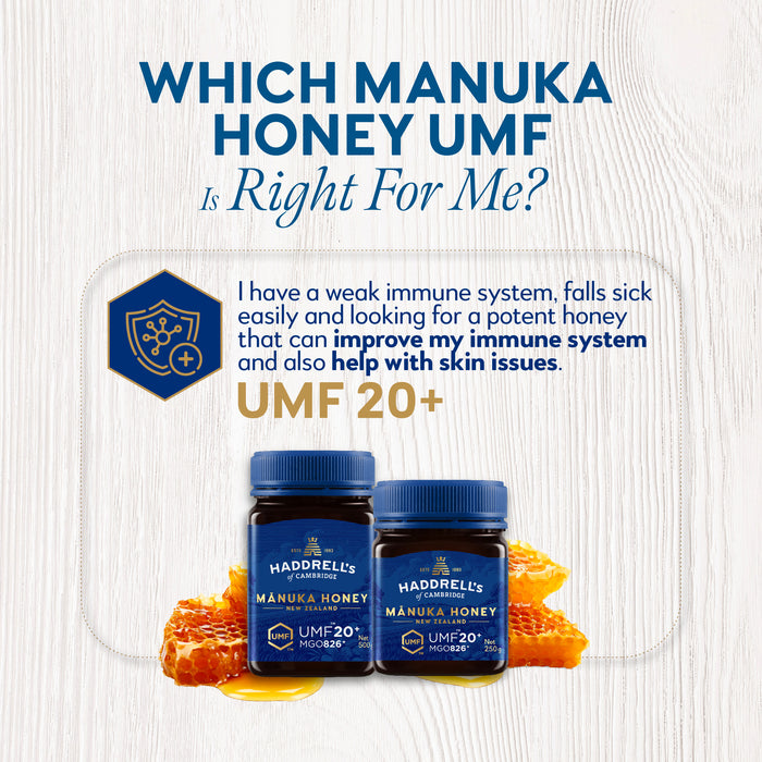 [Bundle of 2] Haddrell's of Cambridge Manuka Honey UMF® 16+ 500g