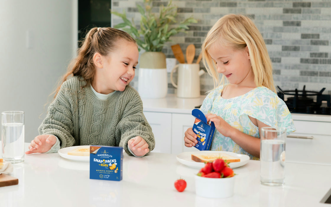 [Bundle of 3] Haddrell's of Cambridge Snap Packs for Kids UMF 5+ Mānuka Honey