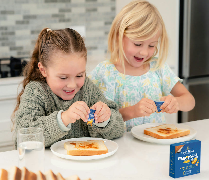 [Bundle of 3] Haddrell's of Cambridge Snap Packs for Kids UMF 5+ Mānuka Honey