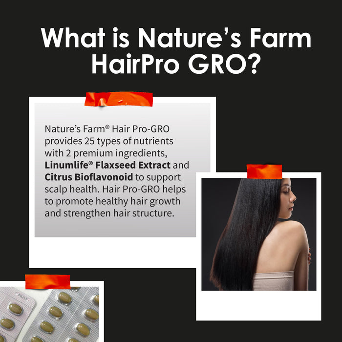 Nature's Farm® HairPro GRO, 120s