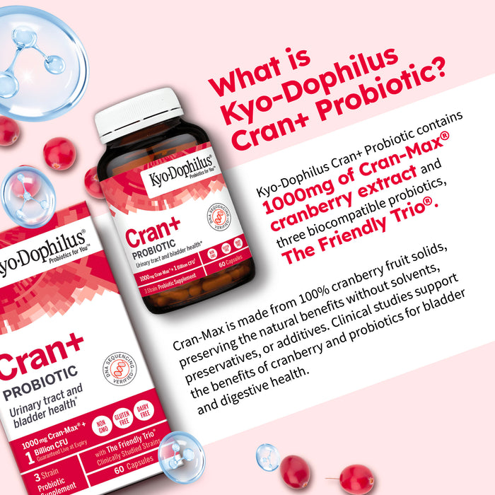 Wakunaga® Kyo-Dophilus® Cran+ Probiotic, 60s