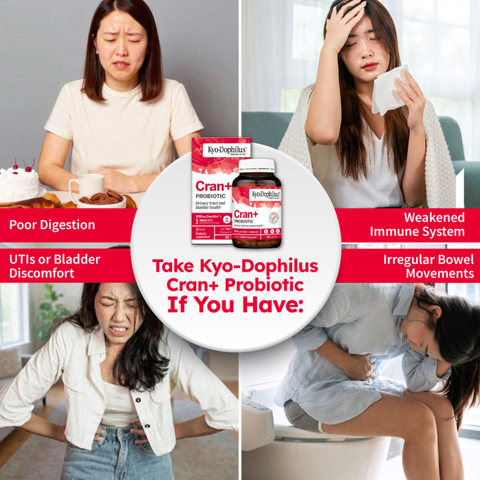 Wakunaga® Kyo-Dophilus® Cran+ Probiotic, 60s