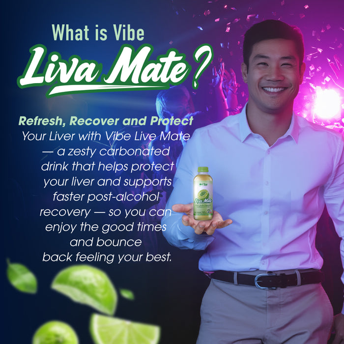 Vibe Liva Mate 6s - Post-Alcohol Support Drink