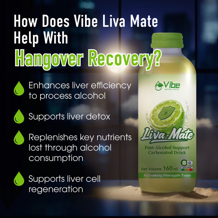 Vibe Liva Mate 6s - Post-Alcohol Support Drink