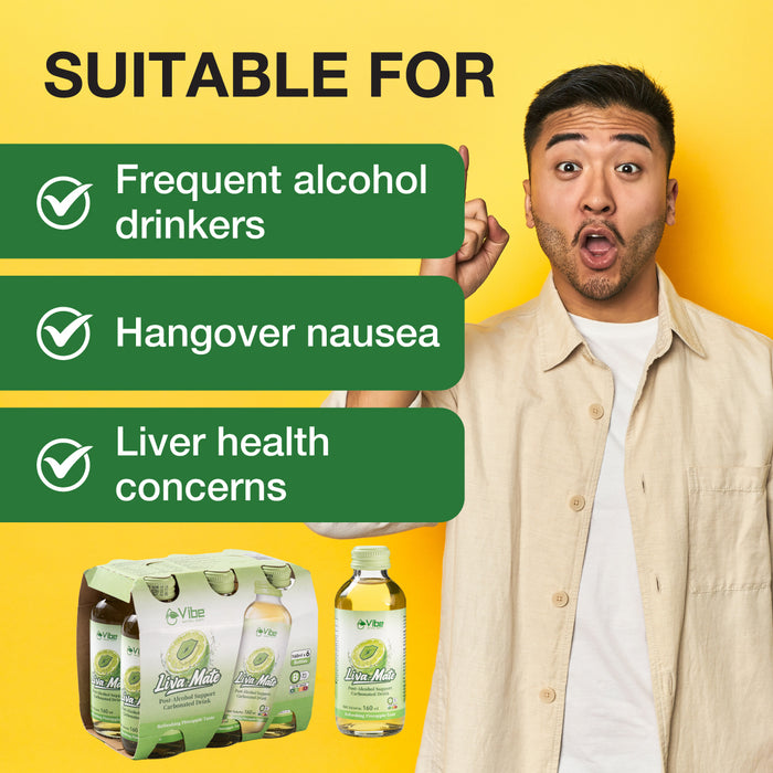 Vibe Liva Mate 6s - Post-Alcohol Support Drink