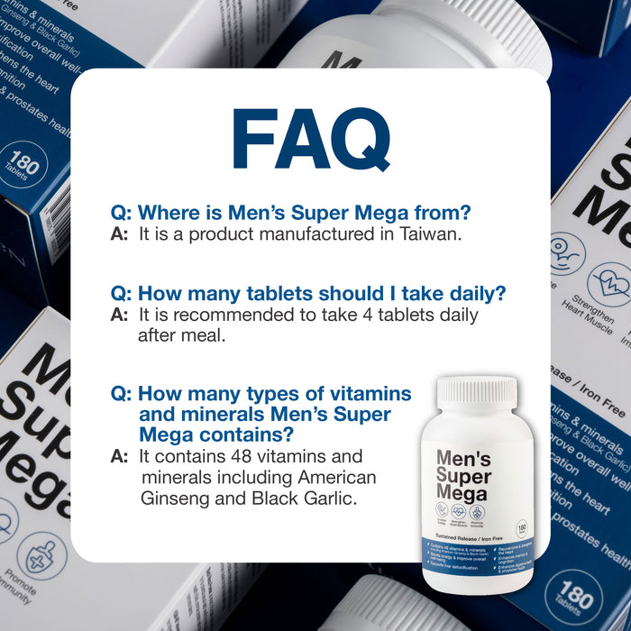 Nature's Farm® Men's Super Mega 180s