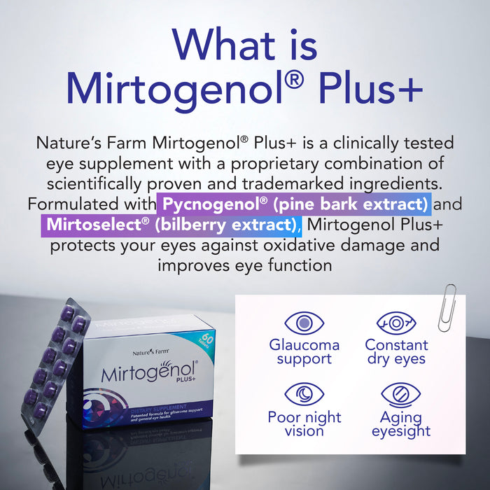 Nature's Farm® Mirtogenol Plus+ 60s