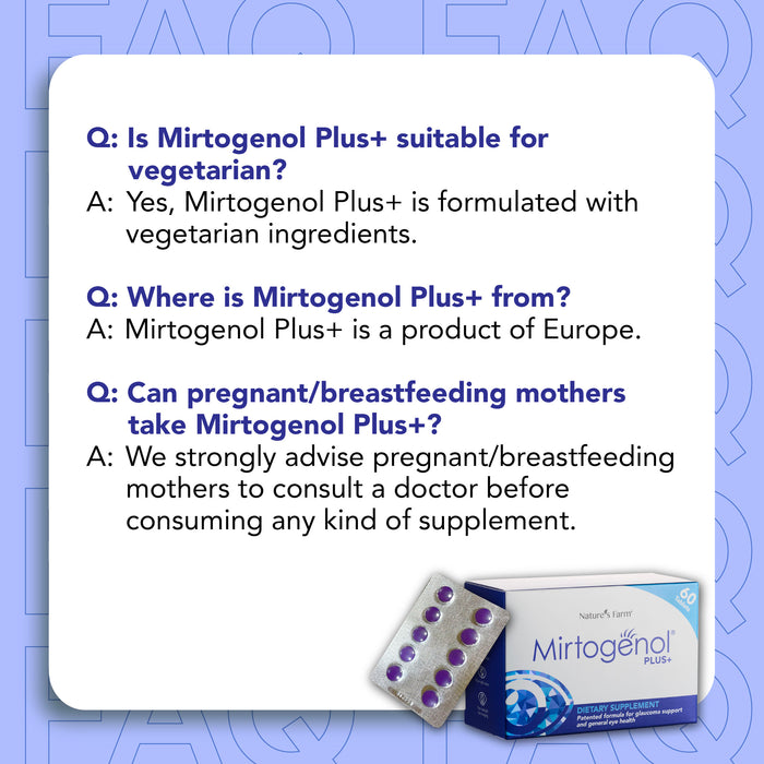 Nature's Farm® Mirtogenol Plus+ 60s