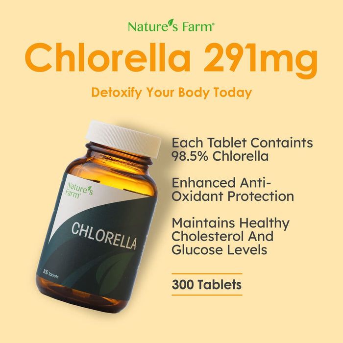 Nature's Farm® Chlorella 291mg, 300s