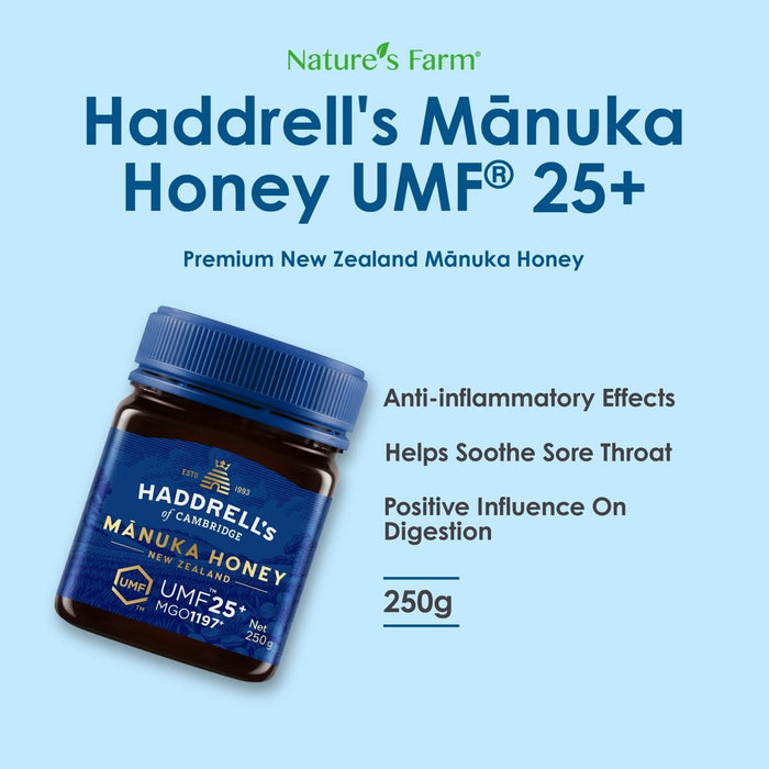 Haddrell’s of Cambridge Manuka Honey UMF® 25+ 250g