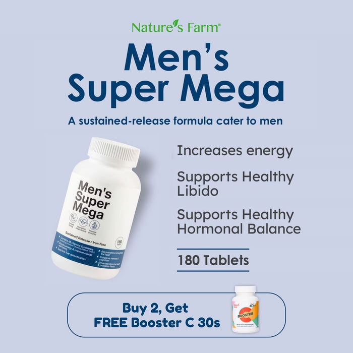 Nature's Farm® Men's Super Mega 180s