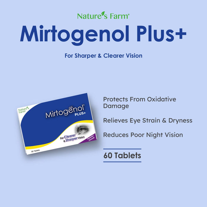 Nature's Farm® Mirtogenol Plus+ 60s