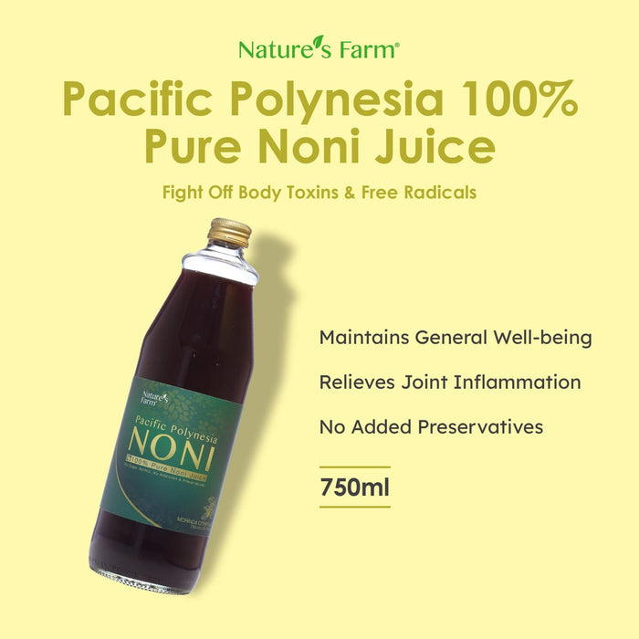 Nature's Farm® Pacific Polynesia 100% Pure Noni Juice, 750ml