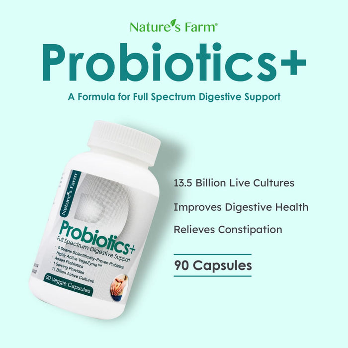 Nature's Farm® Probiotics+, 90s