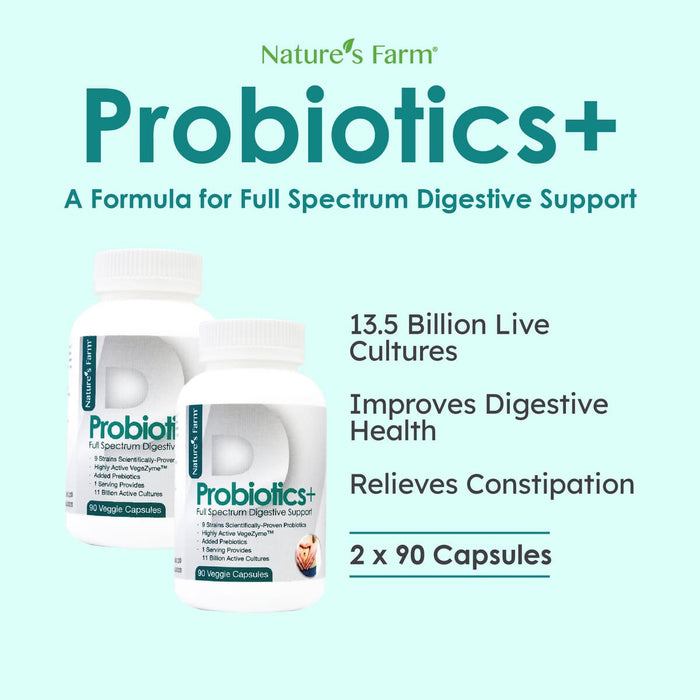 [Bundle of 2] Nature's Farm® Probiotics+, 90s