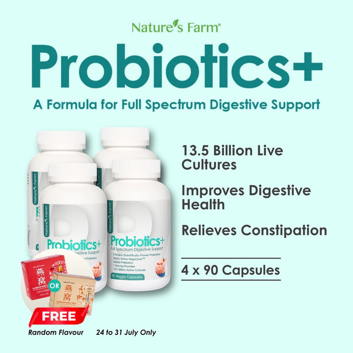 Nature's Farm® Probiotics+, 90s