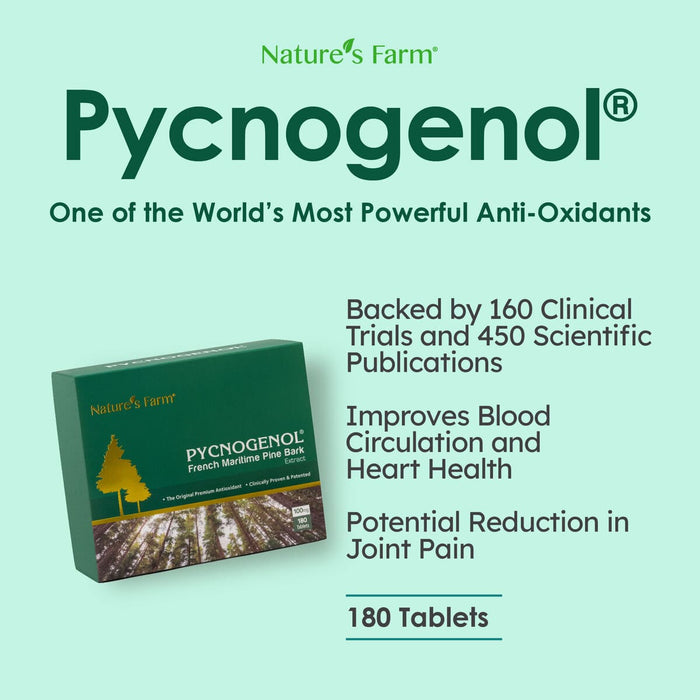 Nature's Farm® Pycnogenol® 100mg 180s