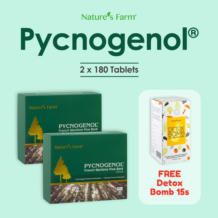 Nature's Farm® Pycnogenol® 100mg 180s