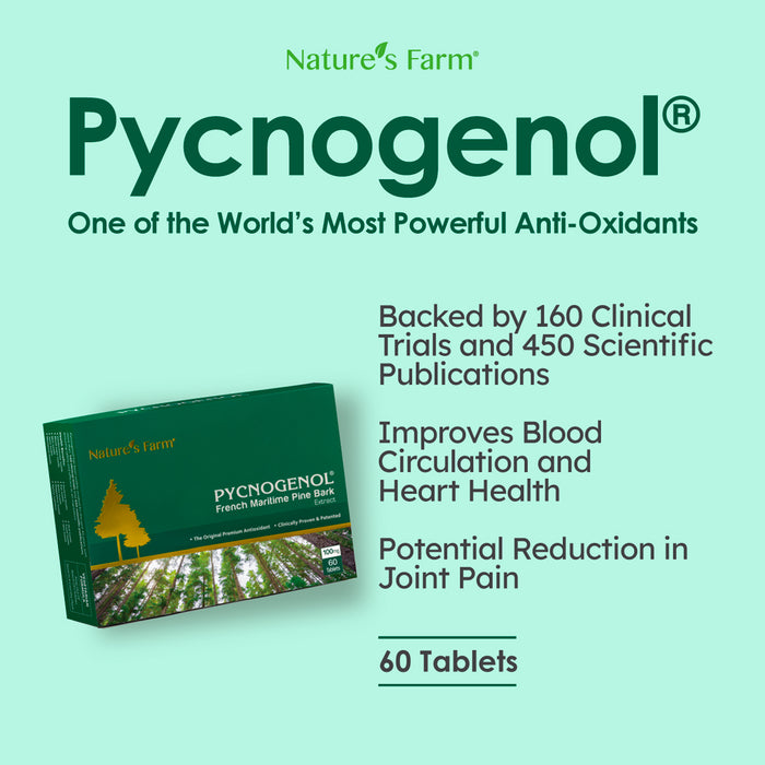 Nature's Farm® Pycnogenol® 100mg 60s