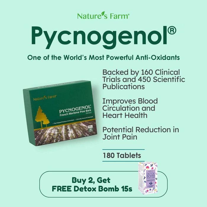 Nature's Farm® Pycnogenol® 100mg 180s