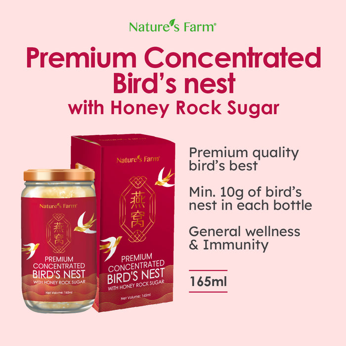 Nature's Farm® Premium Concentrated Bird's Nest with Honey Rock Sugar 165ml 1s