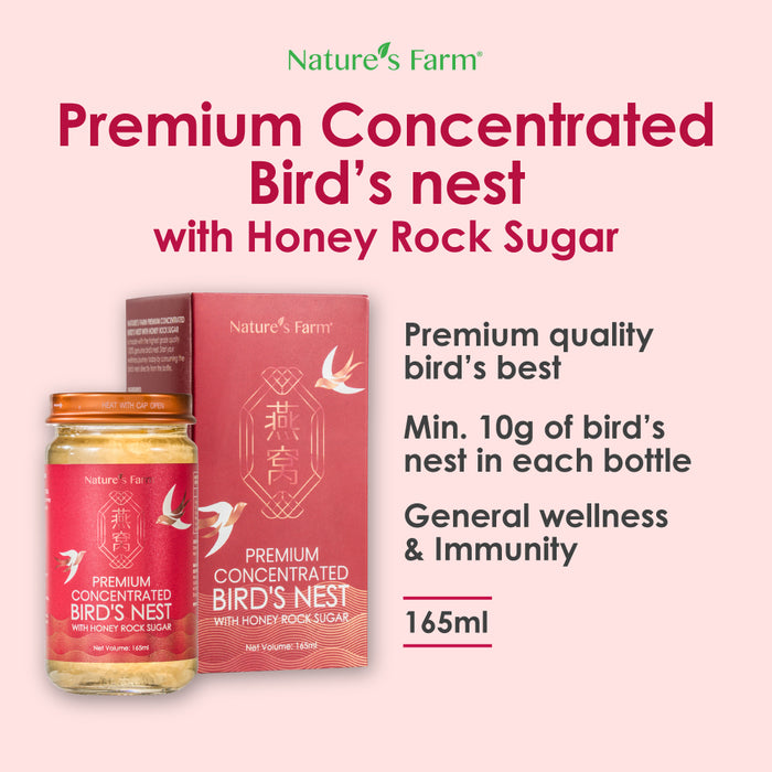 Nature's Farm® Premium Concentrated Bird's Nest with Honey Rock Sugar 165ml 1s