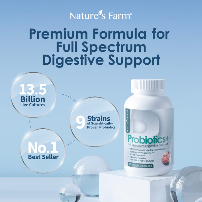 Nature's Farm® Probiotics+, 90s