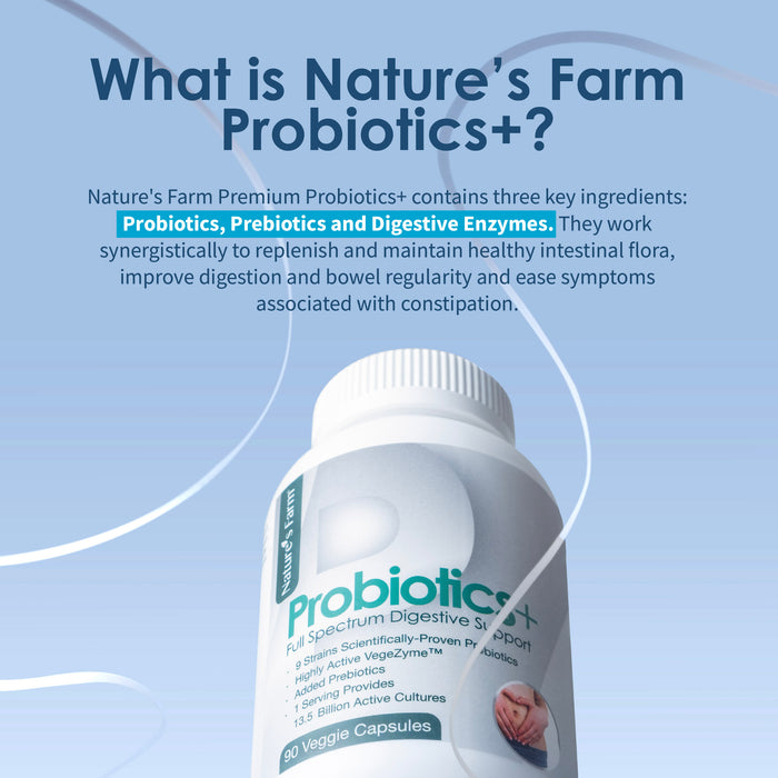 Nature's Farm® Probiotics+, 90s