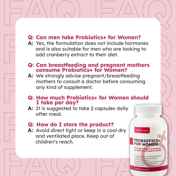 Nature's Farm® Probiotics+ for Women 90s